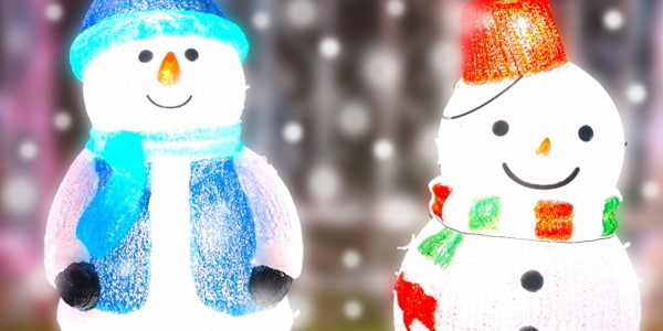 クリスマス雪だるま
